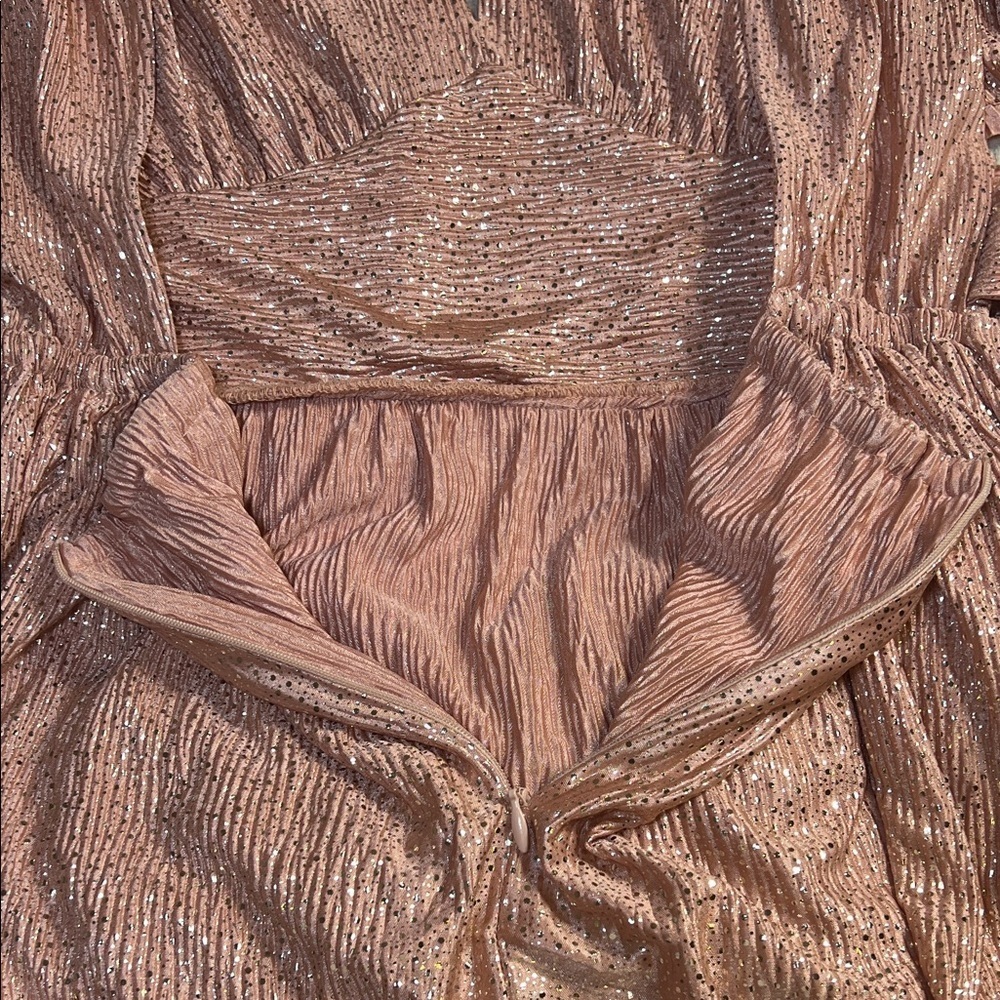 Sabina Musayev pink shimmering Maxi Dress OS - Picture 13 of 13